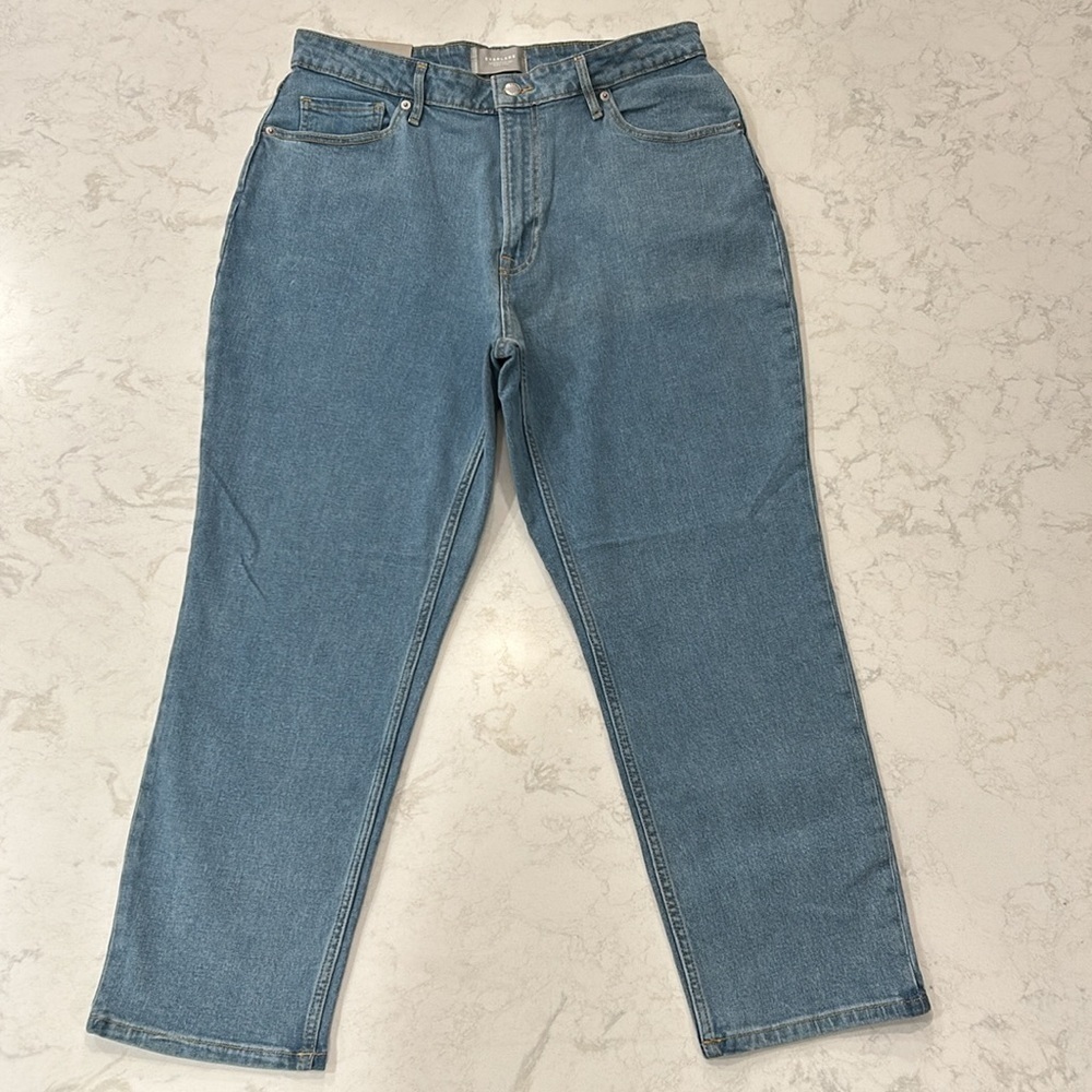 Everlane The Curvy‎ Cheeky Straight Leg Jean 32 Crop NWT - Picture 4 of 17
